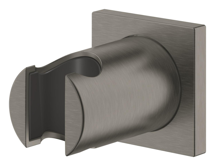 Suport para dus Grohe 27075AL0, Rainshower, pe perete, universal, mat, grafit [3]