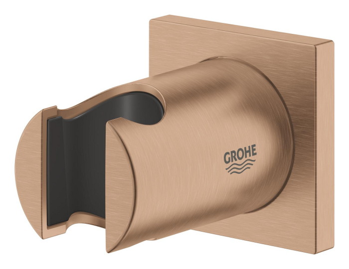 Suport para dus Grohe 27075DL0, Rainshower, pe perete, universal, mat, cupru [3]