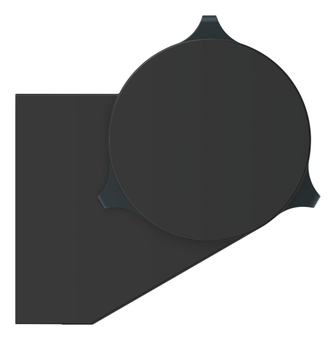 Suport para dus Grohe 275952431, 84 mm, 67 mm, universal, suport dus reglabil, pe perete, abs, Negru [4]