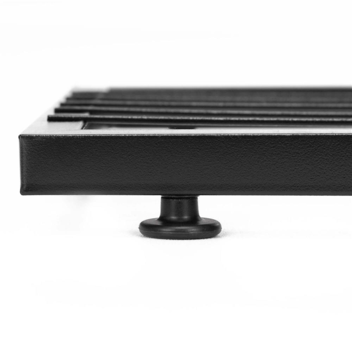 Suport pentru flori, metalic, cu 6 polite, structura verticala, 41x22x106 cm, negru [9]