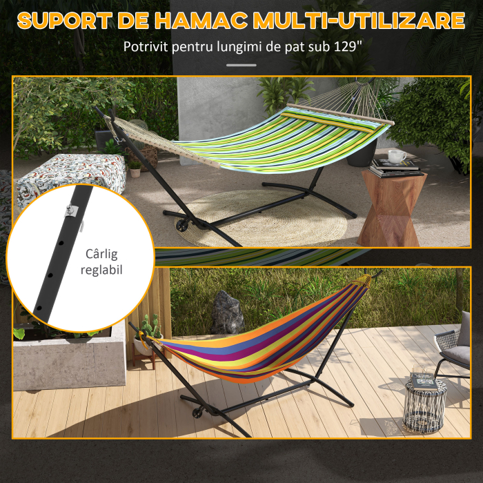  Suport pentru hamac 9,5ft, Hamac portabil cu roti, Supor [5]
