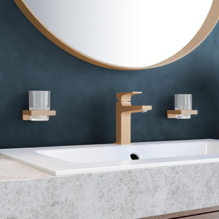 Suport periute de dinti Hansgrohe AddStoris bronz periat [4]