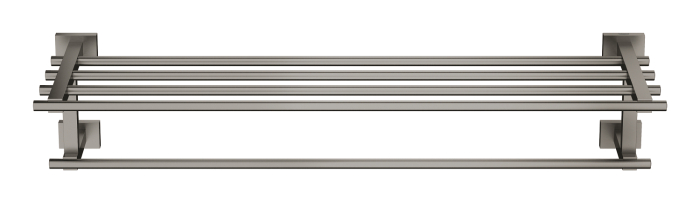 Suport prosop Grohe 40512AL1, Essentials Cube, 600 mm, 4 brate, metal, mat, grafit [2]