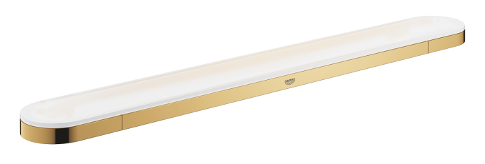 Suport prosop Grohe 41056GL0, Selection, 600 mm, pe perete, metal, lucios, auriu [4]