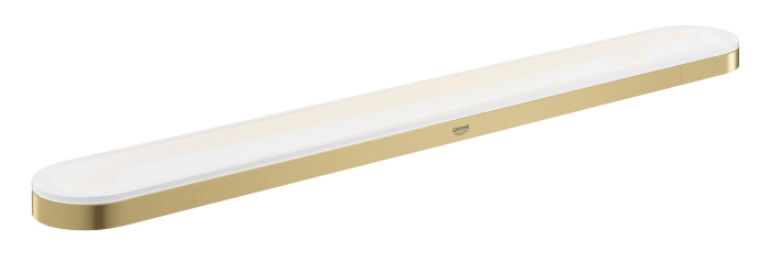 Suport prosop Grohe 41056GN0, Selection, 600 mm, pe perete, metal, mat, auriu [4]