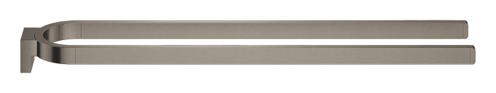 Suport prosop Grohe 41059AL0, Selection, 360 mm, 2 suporti, montare pe perete, metal, mat, grafit [2]