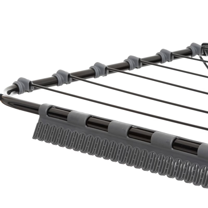 Suport rufe pliabil Atmosphera Mojave cu aripi, otel, 125x60x160 cm, gri [2]