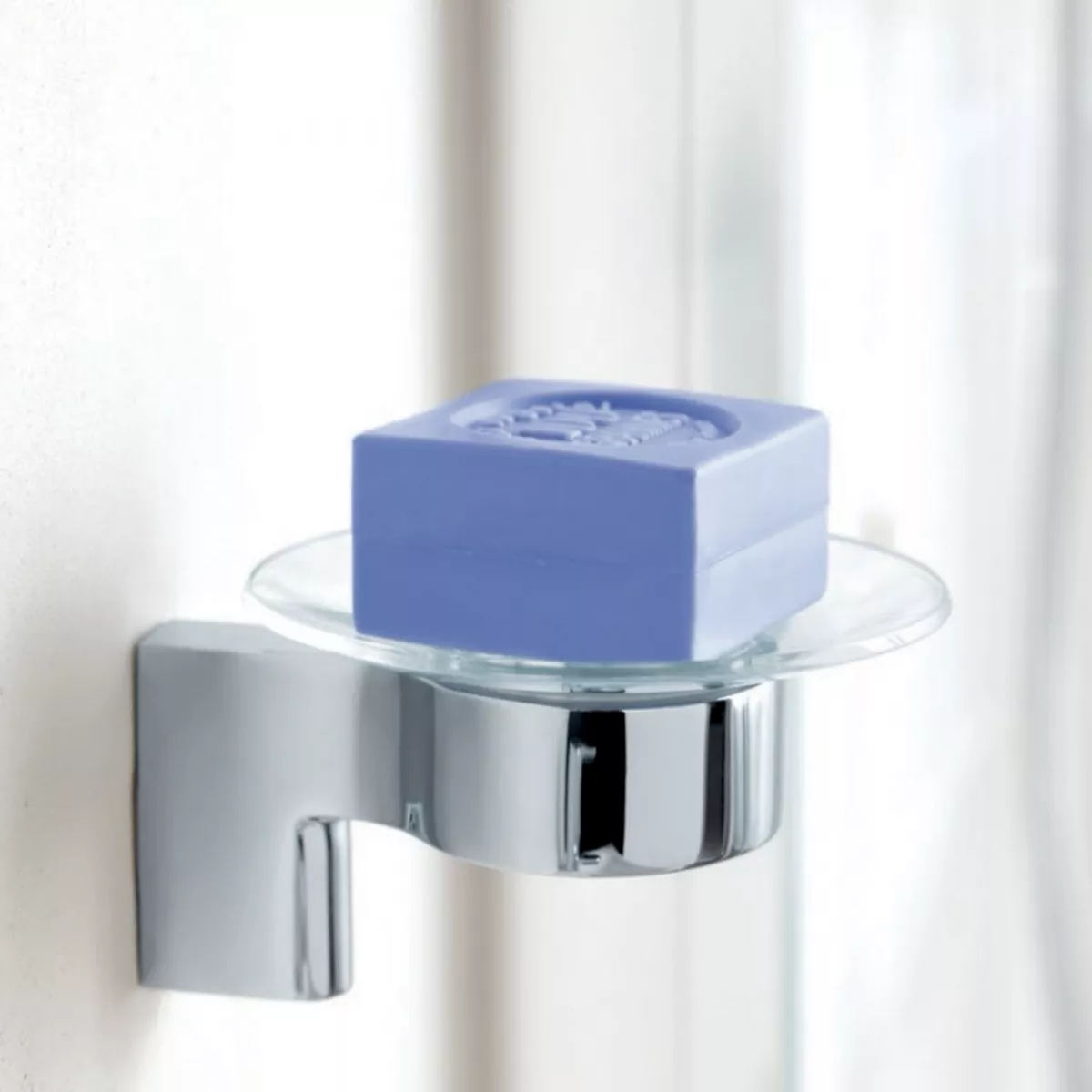 Suport sapun Ideal Standard IOM, pe perete, metal/sticla, crom, A9155AA [3]