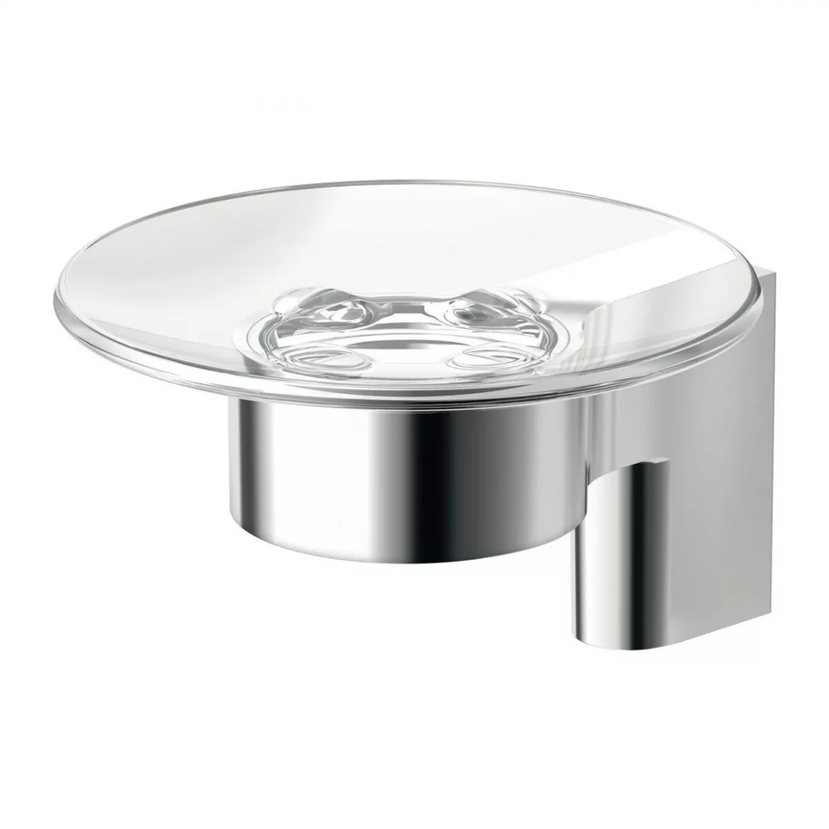 Suport sapun Ideal Standard IOM, pe perete, metal/sticla, crom, A9155AA [2]