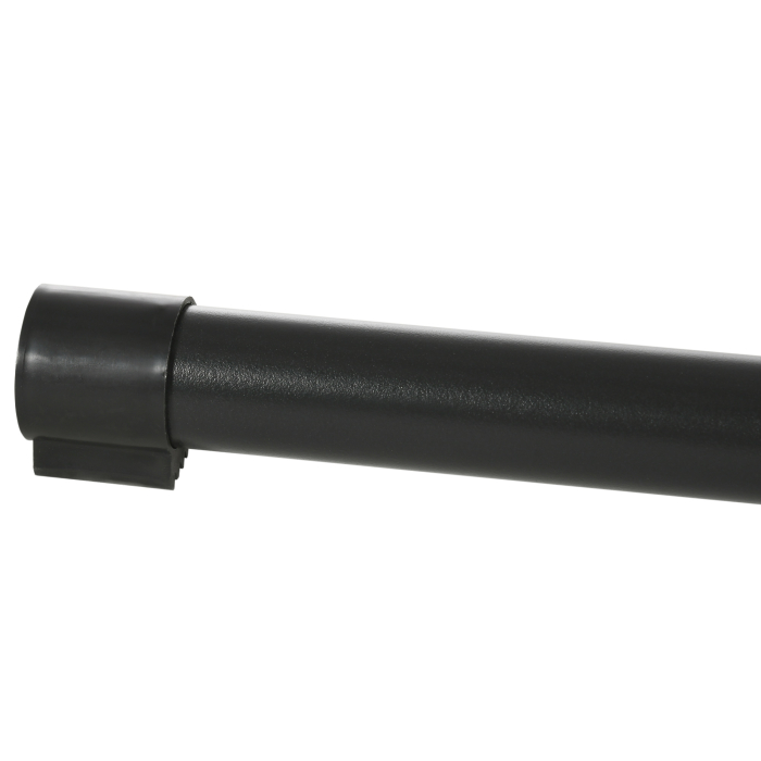  Suport Schelet pentru Hamac Reglabil Max. 120 Kg, Negru, 313-388x109x116cm [9]