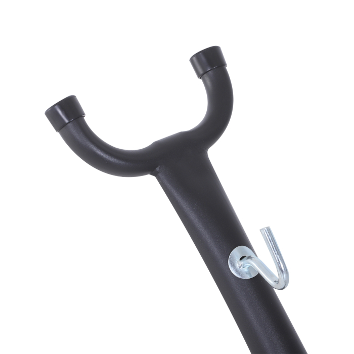  Suport Schelet pentru Hamac Reglabil Max. 150 Kg, Negru, 280x120x110cm [9]