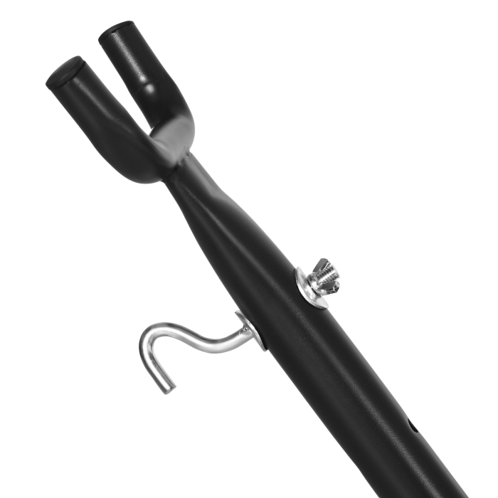  Suport Schelet pentru Hamac Reglabil Max. 150 Kg, Negru, 280x120x110cm [8]