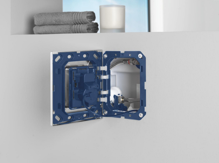 Suport tablete WC Grohe 38967000, rezervoare incastrate utilizare, rapid sl gama produs compatibil, retrofit [6]