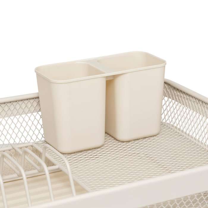 Suport vase 5Five Mayaj cu 1 nivel, otel si plastic, 43x32x13 cm, bej [3]