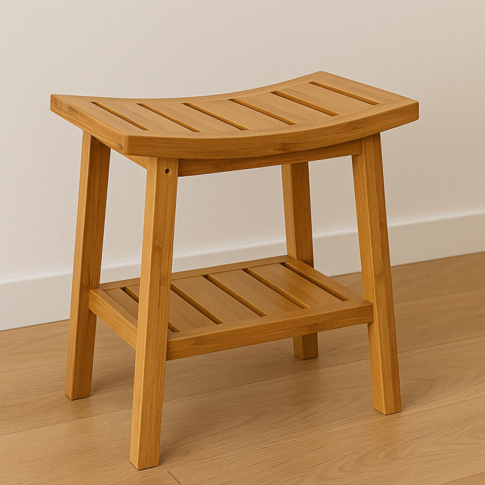 Taburet depozitare 5Five Bambou Natural, bambus, 40x25x46 cm, natur [7]