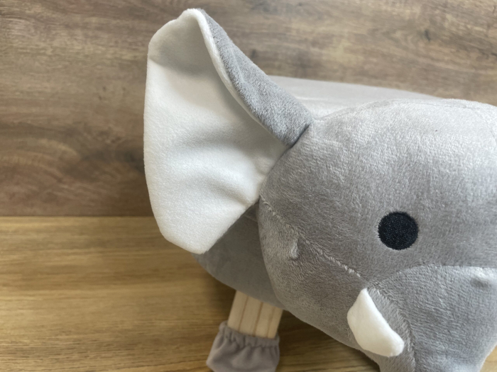 Taburet pentru copii, 28x25cm, maxim 50kg, model elefant [7]