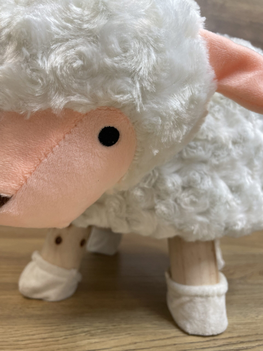 Taburet pentru copii, 28x25cm, maxim 50kg, model oaie [9]