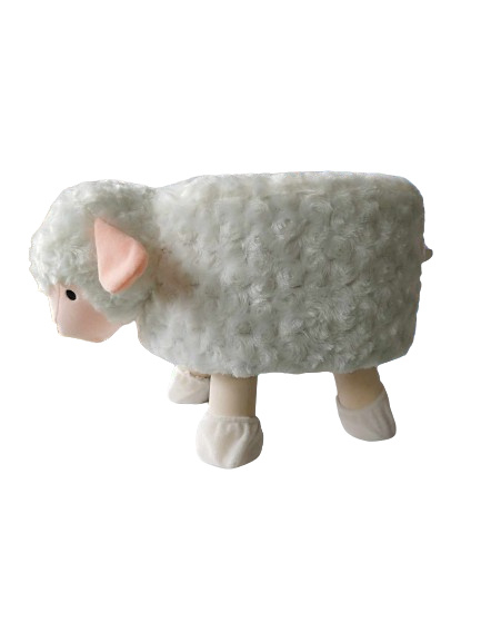Taburet pentru copii, 28x25cm, maxim 50kg, model oaie [6]