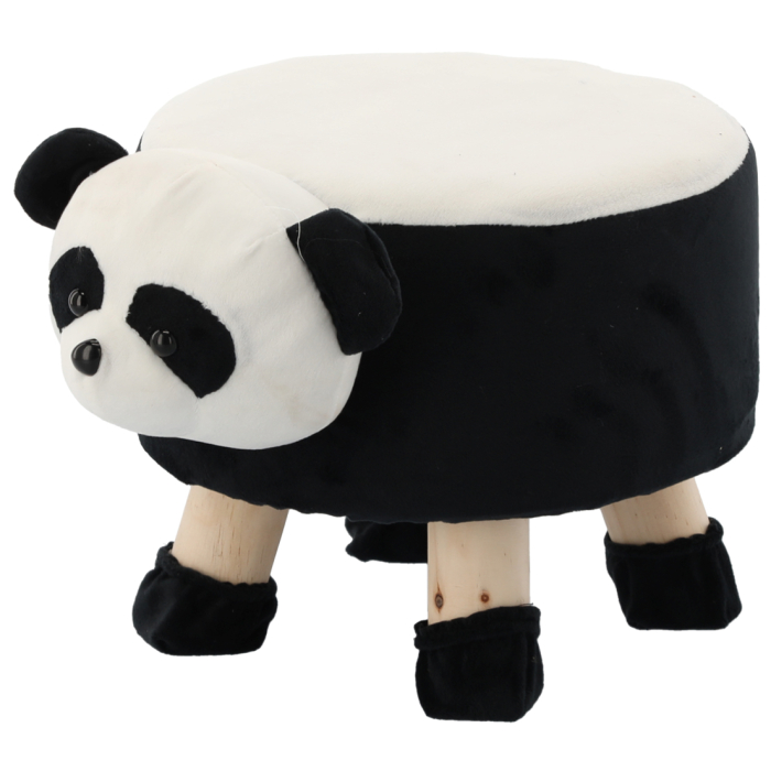 Taburet pentru copii, 28x25cm, maxim 50kg, model panda [1]