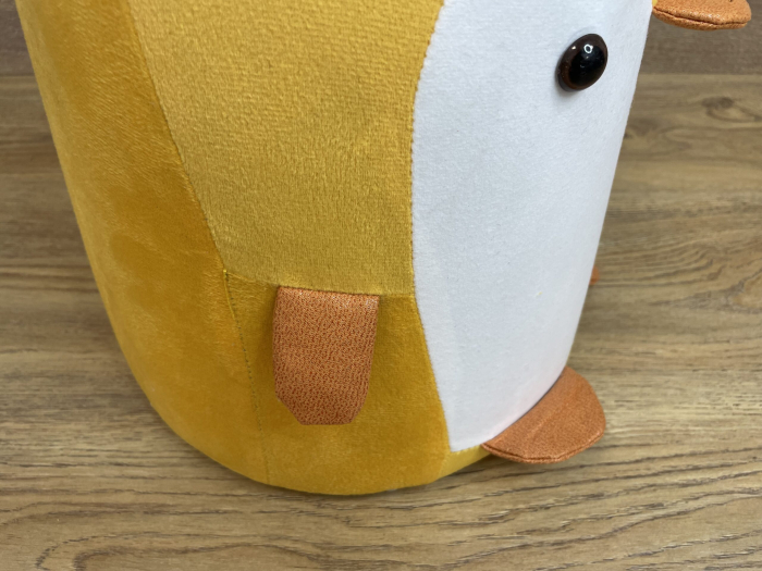 Taburet pentru copii, 28x25cm, maxim 50kg, model pinguin galben [6]