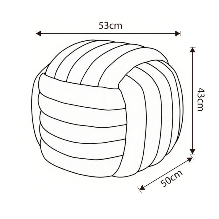 Taburet tapitat Nilo, velur, 53x50x43 cm, bej [2]