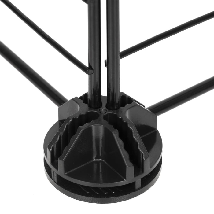 Tarc modular animale 12 panouri metalice, configurabil in 3 forme, pliabil, accesorii fixare, 143x71x46 cm, negru [14]