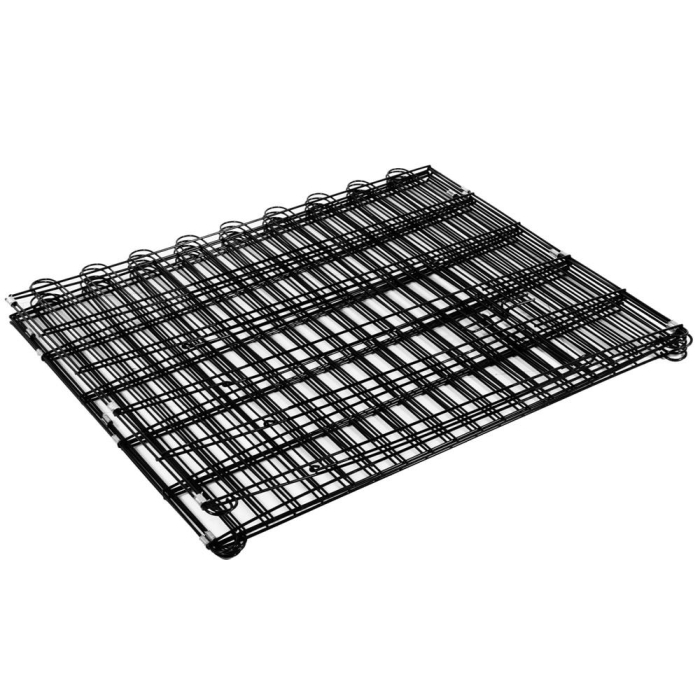Tarc pentru animale de companie, din fier, forma configurabila, cu usa de acces, 3XL, 165x85x73cm, negru [12]