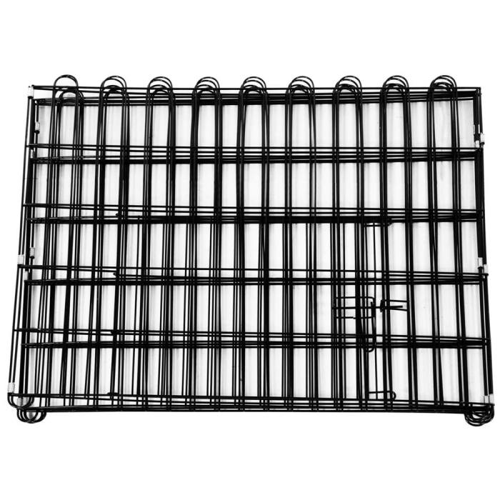 Tarc pentru animale de companie, din fier, forma configurabila, cu usa de acces, 3XL, 165x85x73cm, negru [11]