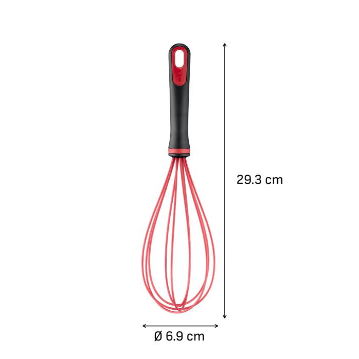 Tel Tefal Ingenio+ K1980534, compatibilitate cu masina de spalat vase, silicon, rosu & negru [9]