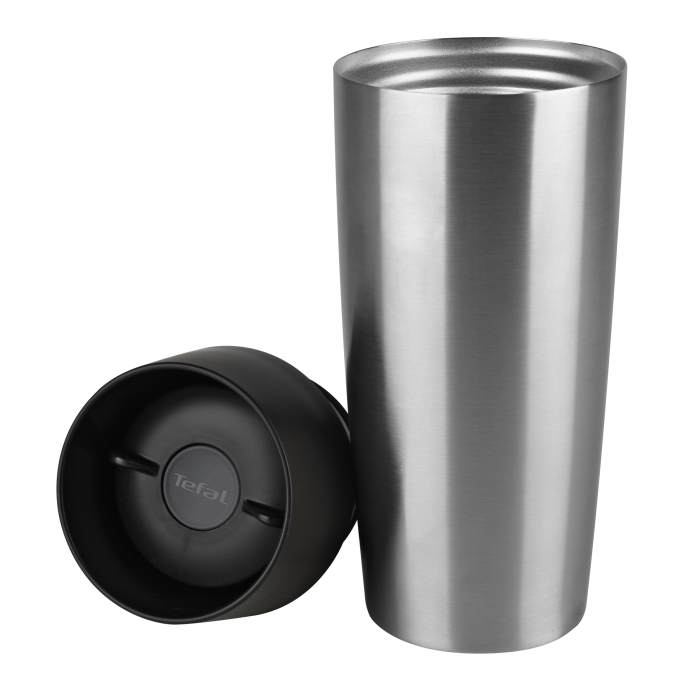 Termos Travel Mug K3080114, fara invelis exterior, 0.36 L, inox, argintiu [2]