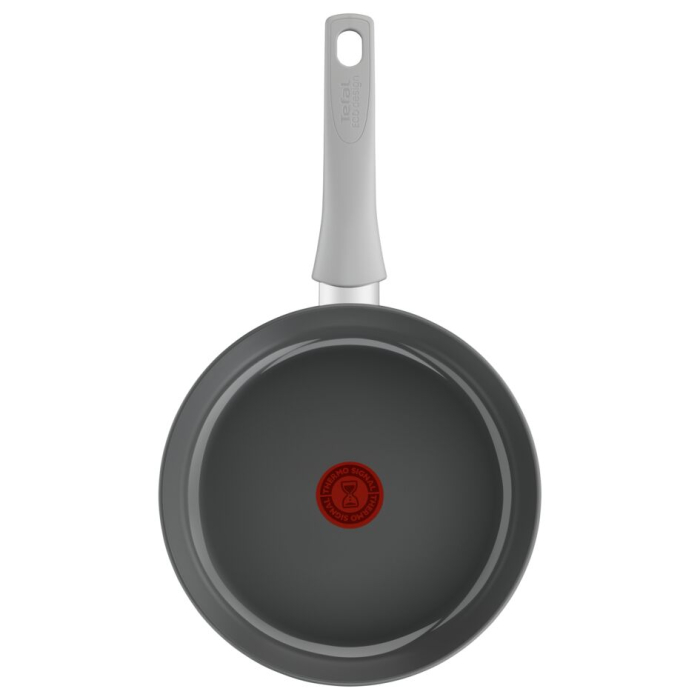 Tigaie 24 cm Tefal Renew On C4270432, 100% aluminiu reciclat, indicator Thermo-Signal, compatibil cu inductia, invelis ceramic,  gri [2]