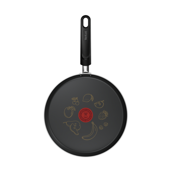 Tigaie de clatite Tefal Pancake Day B7021002, 25 cm, invelis antiaderent, indicator Thermo-Signal, baza Difussion, rosu & negru [2]