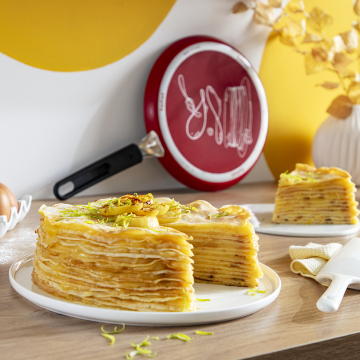 Tigaie de clatite Tefal Pancake Day B7021002, 25 cm, invelis antiaderent, indicator Thermo-Signal, baza Difussion, rosu & negru [4]