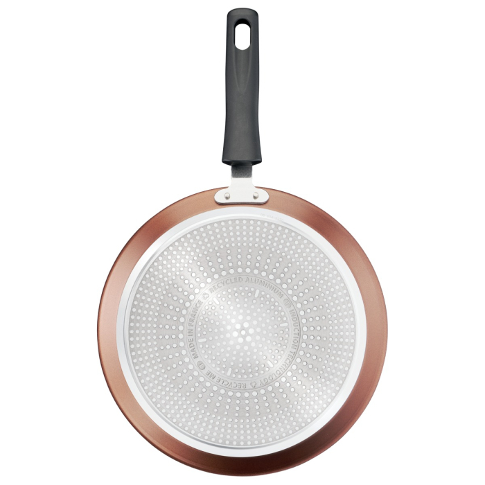 Tigaie pentru clatite Tefal Eco-Respect G2543853, 25 cm, invelis antiaderent Titanium Pro, Thermo-Signal™, baza Thermo-Fusion™, aluminiu, negr [4]