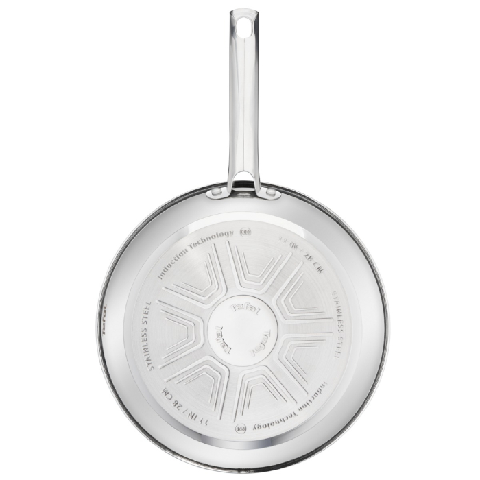 Tigaie Tefal Duetto On A7040463, 24 cm, otel inoxidabil, indicator Thermo-Spot™, baza Thermo-Fusion™, inductie, argintiu [8]