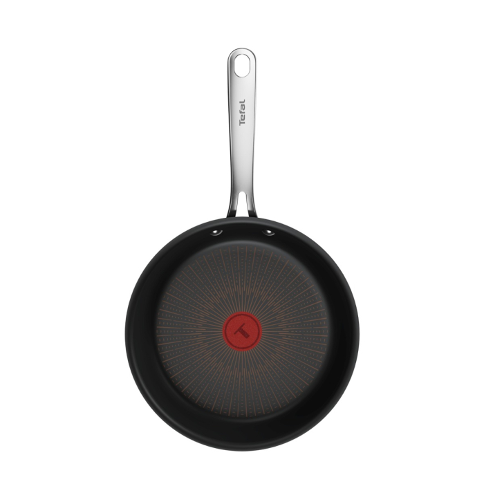 Tigaie Tefal Excellence+ G3300402, 24 cm, invelis antiaderent, tehnologie FUSIONCORE, Thermo-Signal™, maner nituit, aluminiu, inductie, negru [5]