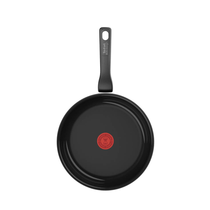 Tigaie Tefal Renew de 20 cm C4320223, 100% aluminiu reciclat, indicator Thermo-Signal, compatibil cu inductia, invelis ceramic, negru [2]
