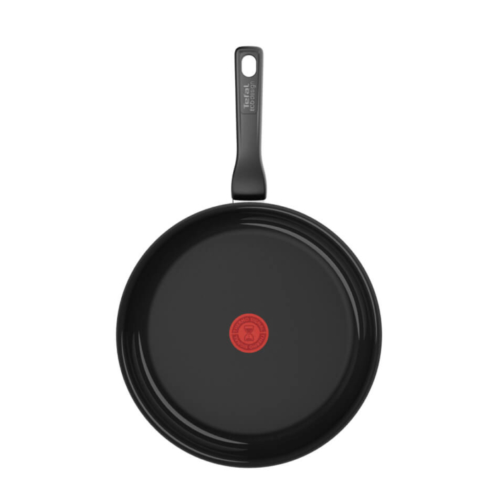 Tigaie Tefal Renew de 28 cm C4320623, 100% aluminiu reciclat, indicator Thermo-Signal, compatibil cu inductia, invelis ceramic, negru [2]