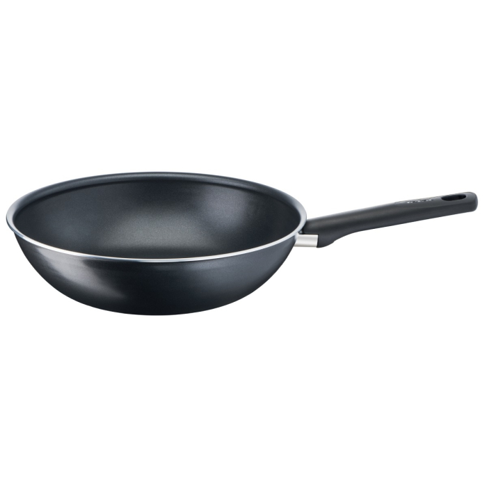 Tigaie wok Tefal Day By Day B56419AZ, 28 cm, invelis antiaderent Titanium, indicator Thermo-Signal™, negru [5]