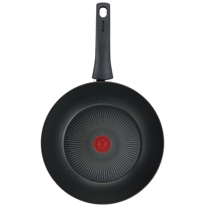 Tigaie wok Tefal Eco-Respect G2541902, 28 cm, aluminiu, invelis antiaderent Titanium Pro, compatibil cu inductia, tehnologia Thermo-Signal™, baz� [4]