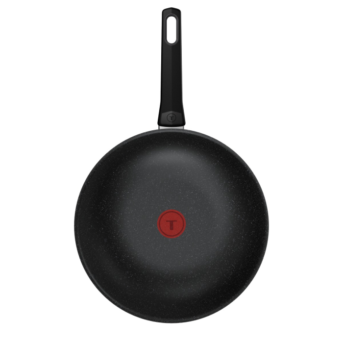 Tigaie wok Tefal Extra M0001932, 28 cm, aluminiu, invelis antiaderent ultra-rezistent, Thermo-Signal™, negru [6]