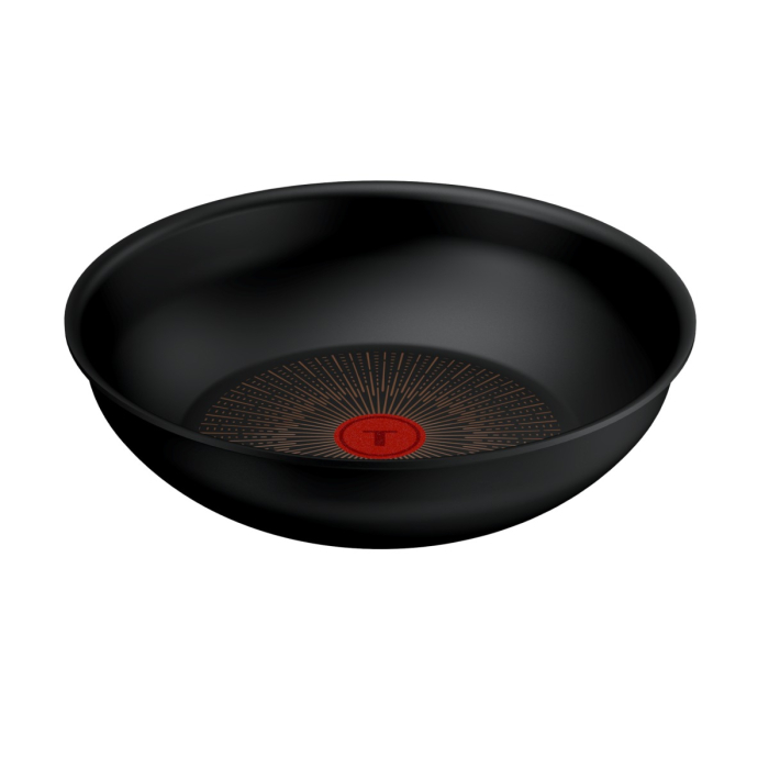 Tigaie wok Tefal Ingenio Excellence+ P0001924, 28 cm, invelis antiaderent, tehnologie FUSIONCORE, Thermo-Signal™, aluminiu, inductie, negru [8]