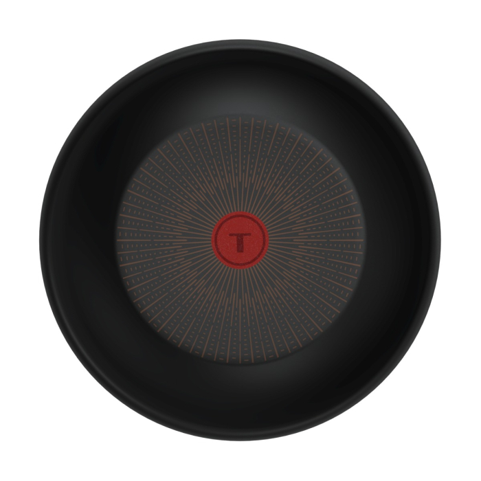 Tigaie wok Tefal Ingenio Excellence+ P0001924, 28 cm, invelis antiaderent, tehnologie FUSIONCORE, Thermo-Signal™, aluminiu, inductie, negru [9]