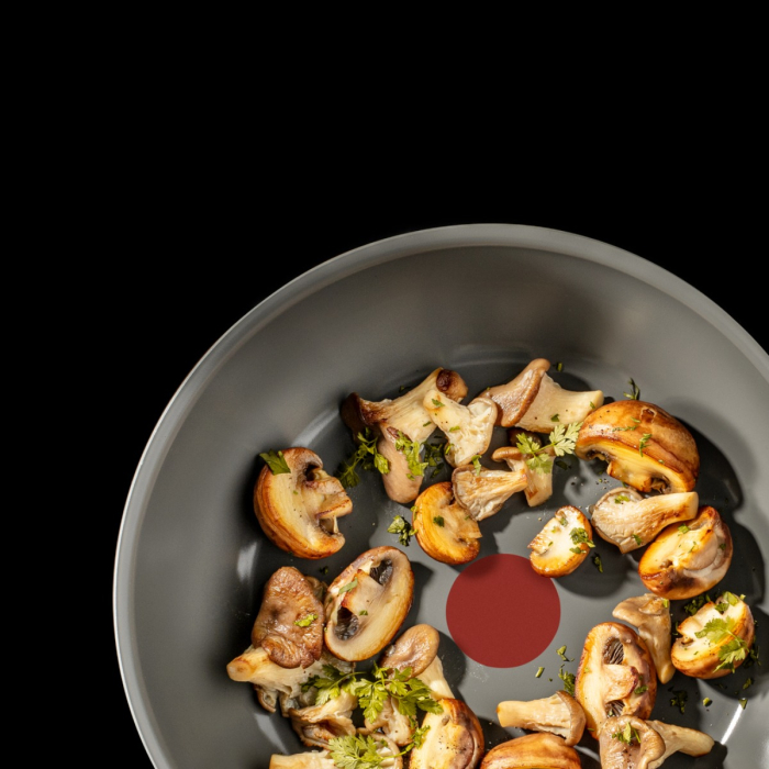 Tigaie wok Tefal Renewal Ceramic G0171902, 28 cm, aluminiu, invelis ceramic antiaderent Inoceram, Thermo-Signal™, inductie, gri [2]