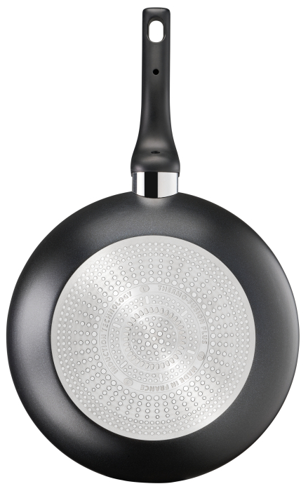 Tigaie Wok Unlimited G2551972, 28 cm, invelis antiaderent 100% sigur, Titanium Anti-Scratch, Thermo-Signal™, baza Thermo-Fusion™, aluminiu, neg [3]
