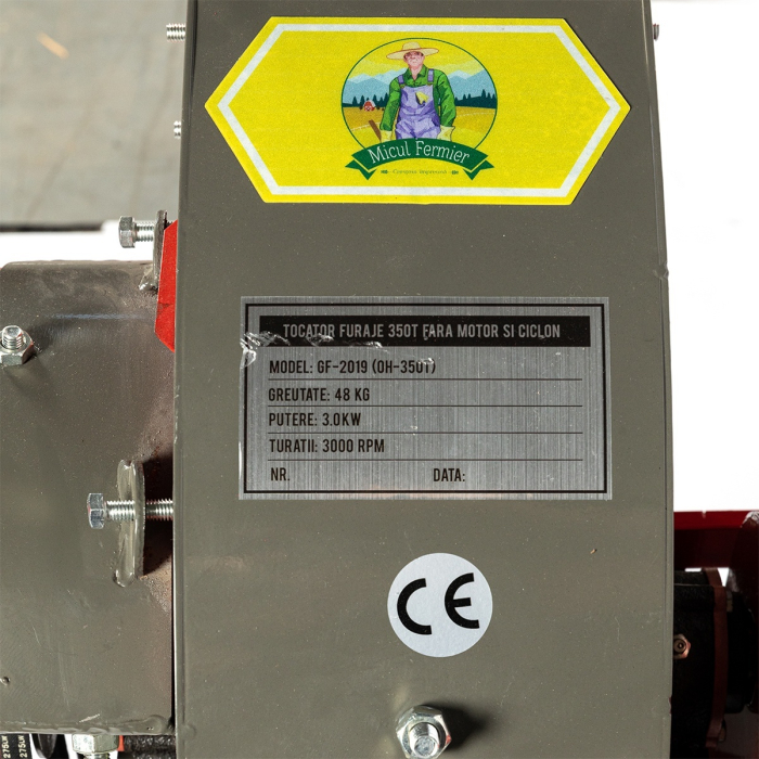Tocator Furaje Cu Turbina 350T Fara Motor / Ciclon Micul Fermier GF-2019 [9]