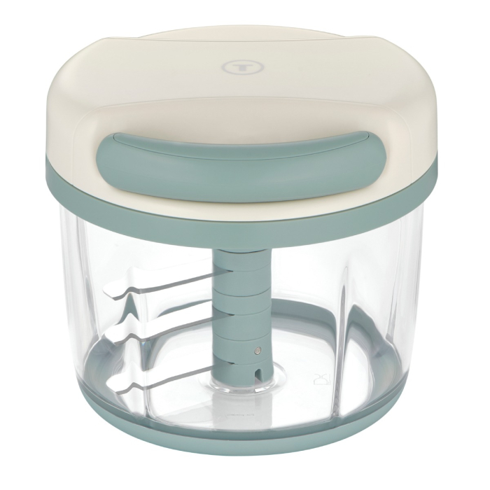 Tocator manual Tefal 5-Second K4330104, 3 lame din inox, mecanism de blocare, baza anti-alunecare, verde [11]