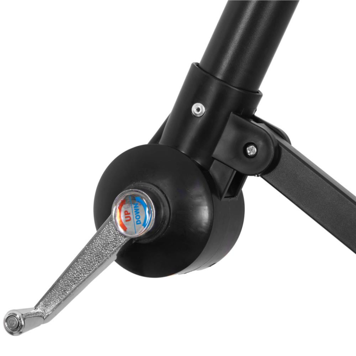 Umbrela de gradina cu brat lateral banana, cu husa, 300cm, rosu [14]