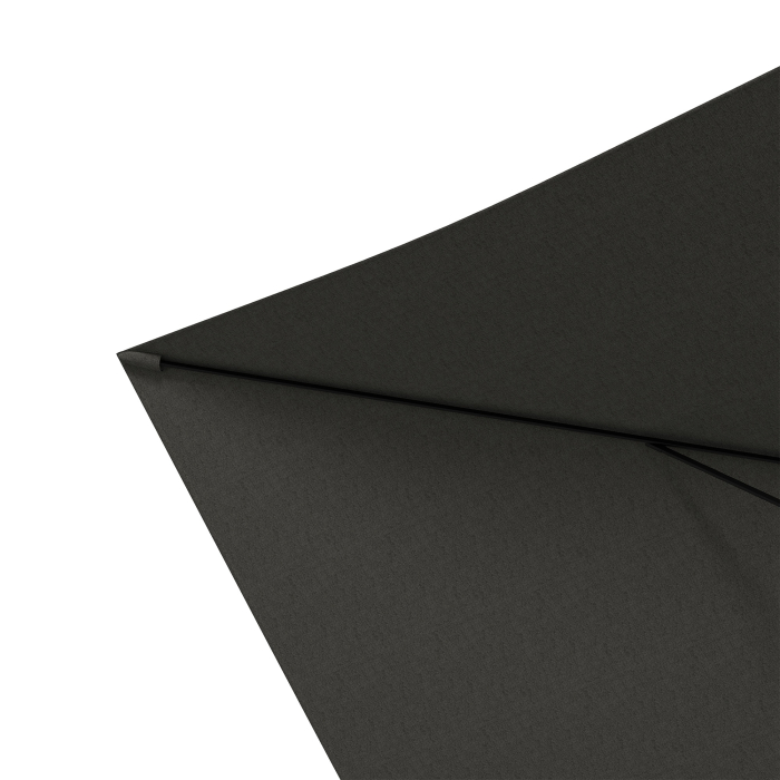  Umbrela de gradina dreptunghiulara 2x3 m, inclinabila cu deschidere manuala, gri [8]