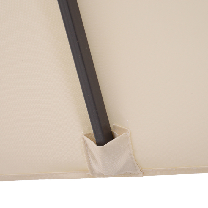  Umbrela de Gradina Impermeabila si Anti-UV Bej, 460x270x240cm [8]